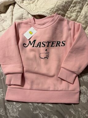 2026 Girls Pink 'MASTERS' Graphic Sweatshirt